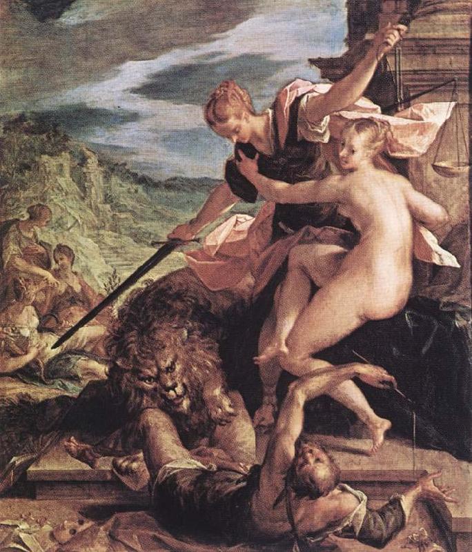 AACHEN, Hans von Allegory oil painting picture